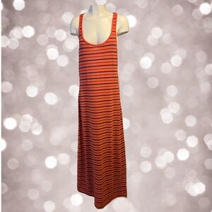 Striped‎ Maxi Dress - Size Small